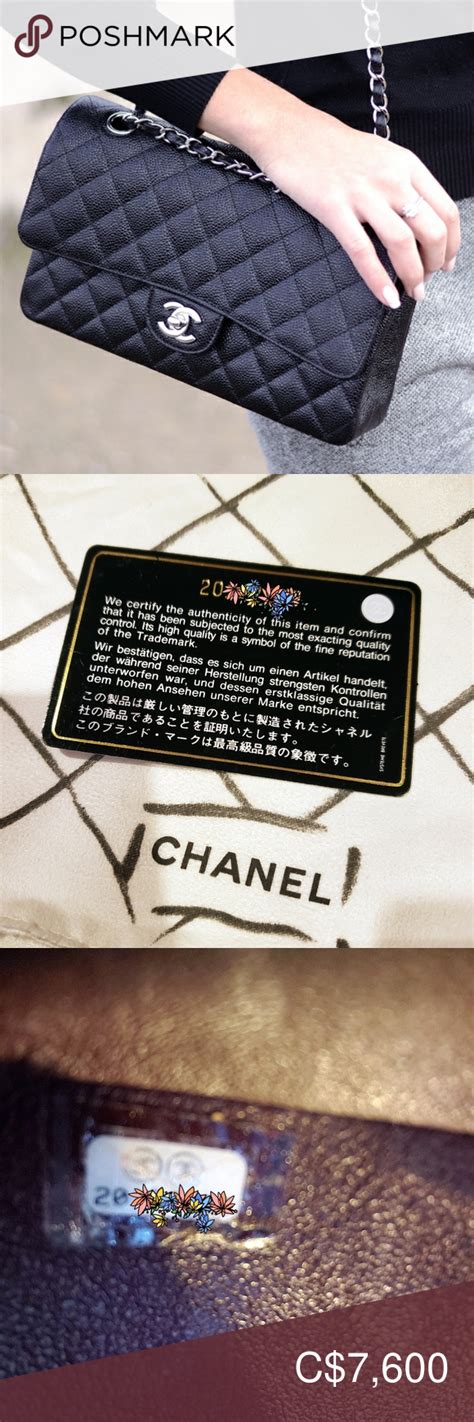 chanel m l classic flap caviar